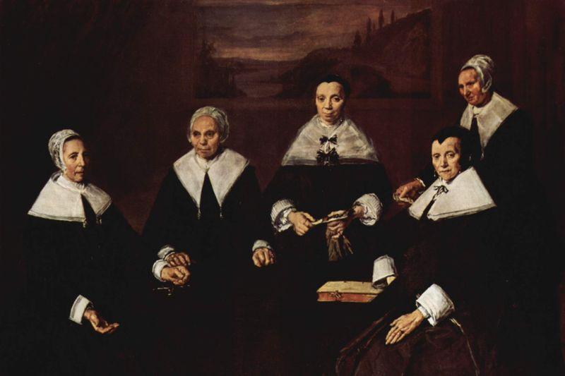  Gruppenportrat der Regentinnen des Altfrauenhospitzes in Haarlem